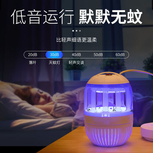 Joyoung Beauty Mosquito Killing Lamp Home Outdoor Mosquito Killing Artifact Bedroom Inhalation Radiation-Free Baby Mother and Infant Silent Mosquito Lamp for Pregnant Women USB Model