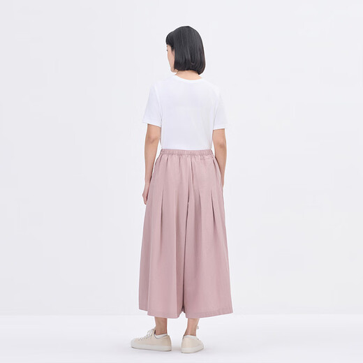 MUJIIDEE Women's Plain Wide Pants Pants Women's Casual Pants Women's Skirts Wide Leg Pants Summer Smoked Pink One Size