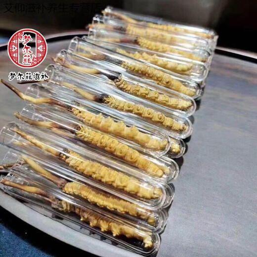 Ivanmai Authentic Cordyceps Cordyceps Cordyceps Cordyceps non-broken grass tube pack super large root gift box Liangshan Yifanmai Yifan five roots one bottle trial package