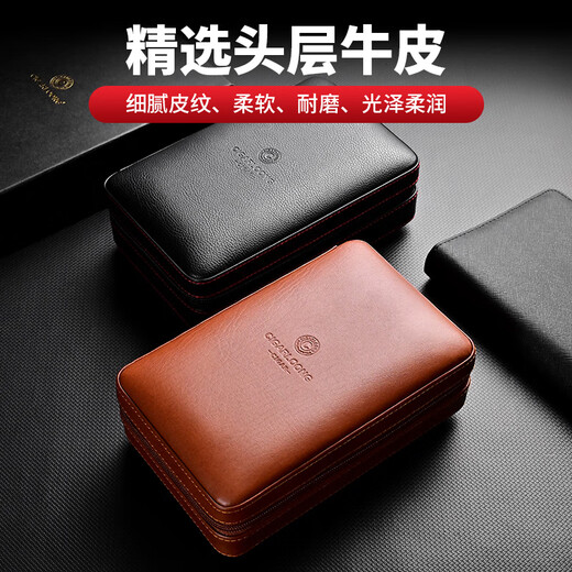 CIGARLOONG cigar box portable cigar cutter three-piece set lighter cedar wood Cuban cigar humidor