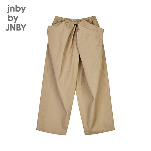 jnby by JNBY新款江南布衣童装宽松纯色长裤锥形裤25春女童1P2E12610 272/驼杏色 100 cm