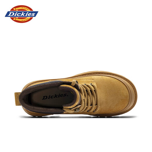 Dickies男士马丁靴男高帮时尚男靴透气舒适百搭工装靴子 土黄 44 