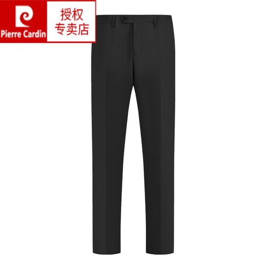 Pierre cardin (pierre cardin) mulberry silk trousers men's 2025 summer thin style middle-aged and elderly dad high waist loose straight pants Navy blue 9901 [Summer] thin style 42 3 feet 2 waist circumference
