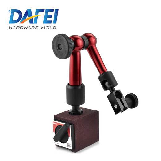 DAFEI mechanical magnetic dial indicator seat universal strong calibration lever dial indicator seat bracket strong magnetic watch seat strong magnetic small universal (total length 190mm)