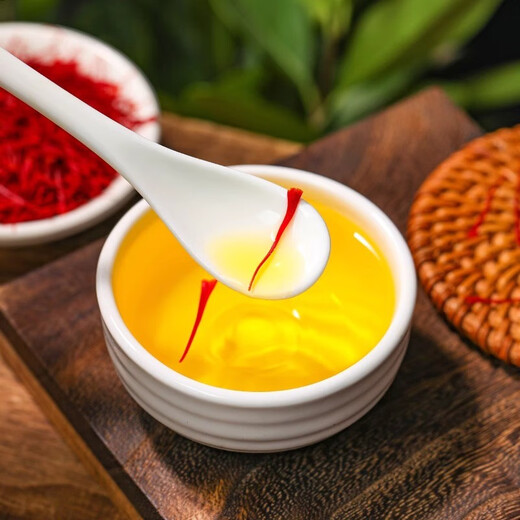 凡梦堂藏红花泡水喝的功效作用新鲜西藏西红花非伊朗特产级 (精选长丝)藏红花1g(罐)