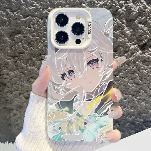Maomanjian Genshin Impact Firefly applicable to iQOO13 mobile phone case iQOOZ9TURBO set 12/11/Neo9 women's 11s/10/8 Color silver shell-white-753 Genshin Impact Firefly 1 VIVOIQOONEO5