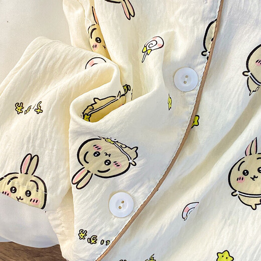 Usaqi Children's Pajamas for Women for Summer Shorts Girls 2025 New Junior High School Girls Home Clothing Set 753# Soft and Skin-friendly [Short Sleeve + Shorts] 100 [8 Size] 100-110CM 30-40Jin[Jin equals 0.5 kg]
