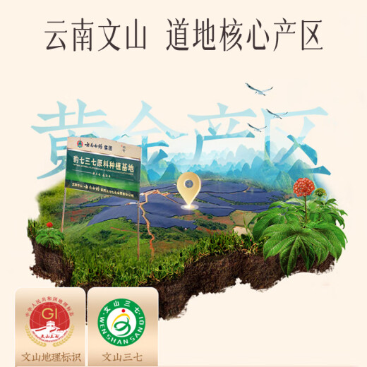 
Yunnan Baiyao Panax notoginseng fine powder 100g cardiovascular and cerebrovascular care powder Dragon Boat Festival gift Dragon Boat Festival gift box Dragon Boat Festival gift box