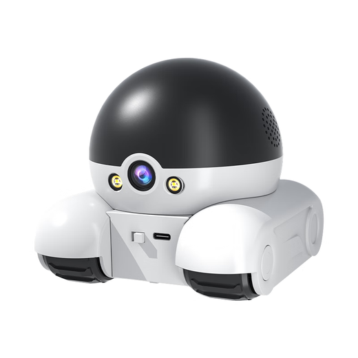 Groupe Muye Pet Camera Home Mobile Voice Interphone Video Remote 360 ​​Degré No Dead Près de la caméra HD Vision Night Guard Companion Robot Intelligent peut marcher à distance [Version WiFi] Mobile Camera Robot