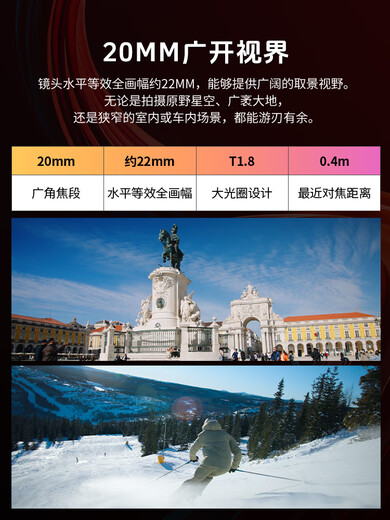 SIRUI S35 autofocus zoom lens 20mm T1.8 1.33x MFT mount (brushed blue)