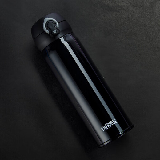 膳魔师（THERMOS）保温杯不锈钢水杯儿童男女士杯子车载水杯生日礼物定制团购JNL 亮黑色 500ml