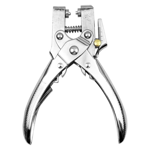 山头林村多功能金属护圈装订器压气鸡眼扣铆钉钳手动单孔打孔机圆孔打洞器 6174压扣钳【无气眼扣】