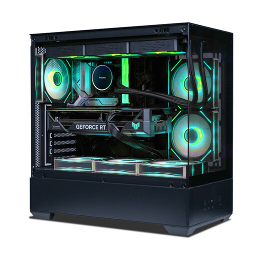 ASUS ROG family bucket AMD 9700X/RTX5060Ti 16G/RTX5070 desktop computer host graphics card assembly computer e-sports game design rendering AIDIY complete machine with two 9700X+RTX5070