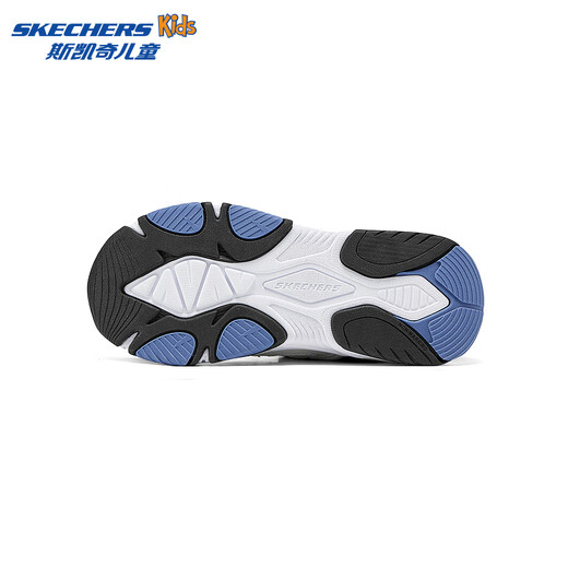 Skechers Small Armor Sandals 3.0 Comfortable Mesh Breathable Boys' Sports Shoes Fashion Frame Shoes 405320L Boys/White/Black/Yellow/WBKY 34