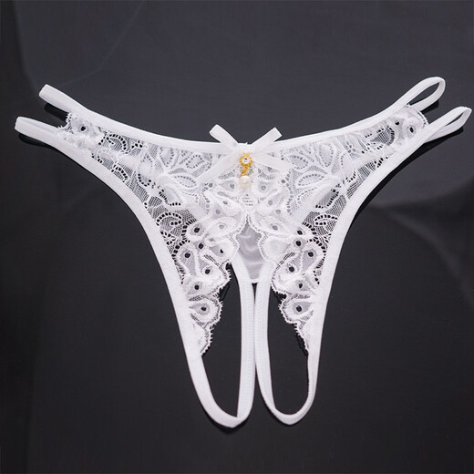 Jiumu Yadai sexy underwear women's underwear sexy pajamas lace open hollow see-through thong one size black one size