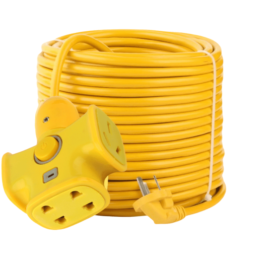 Pure sound electric vehicle charging extension cord power socket 10 meters 15 meters 20 meters high power plug board 10/16A ground large font classic 10 meters line 2.5 square meters / 2500W