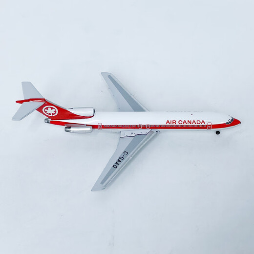 Dilanni Boeing 727 Aircraft Modèle 1: 500 Air Canada Boeing 727-200 Passenger Aircraft-Araft Modèle Imitation d'alliage