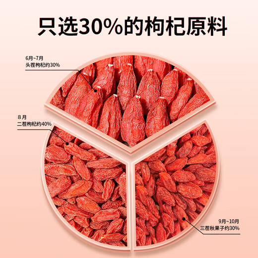 渭水鸿 宁夏枸杞100克头茬新果红枸杞泡水煲汤枸杞茶泡酒