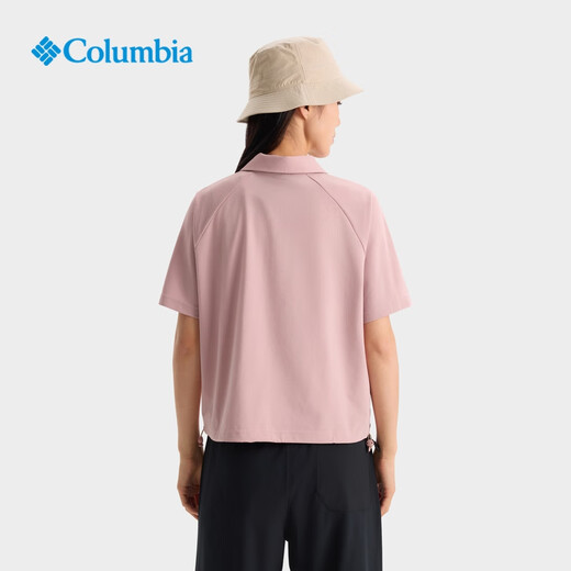 Columbia哥伦比亚户外25春夏新品女穿行降温吸湿速干POLO衫短袖T恤AR9443 659 L(165/88A)