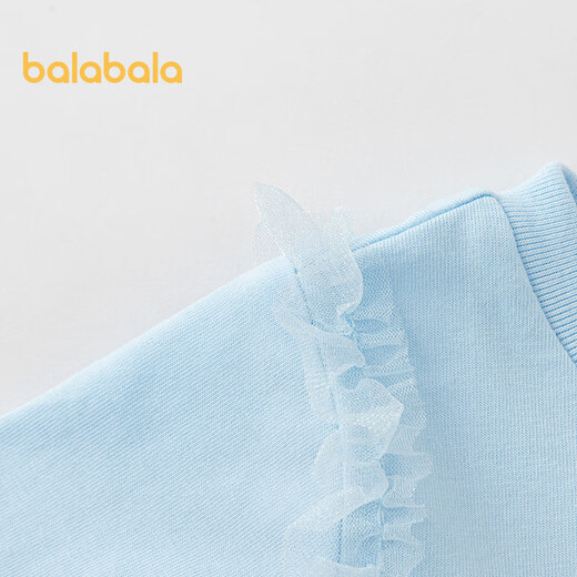 Balabala baby short-sleeved T-shirt girls tops 2025 summer wear sweet and fashionable 208225117032