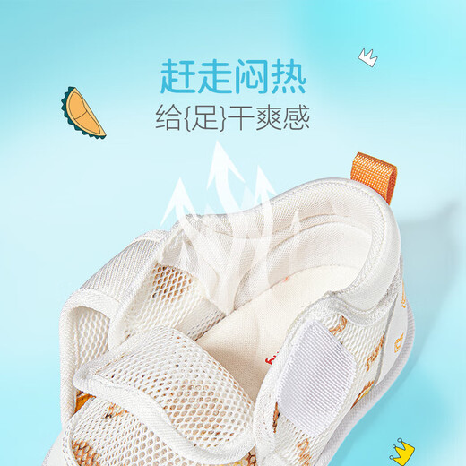 Shepher's Clearance Step Forward Baby Chores pour Summer Boys's Soft Sole Indoor Chaussures Houstable Mesh non-glip Baby Chaussures pour femmes Petites pêche rose (Net unique creux) 16 Longueur de chaussure 13,0 cm