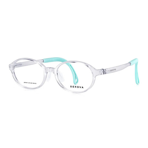 Slova Ultra-Light Transparent Children and Adolescent Miopia Gafas para hombres contra la protección de la luz azul de la luz de la luz TR90 Marco de gafas para mujeres miopes SF671 SF671 Desnuda Color transparente C11 [solo marco]