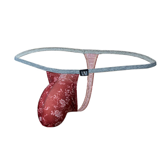 Aoineas farblose sexy gedruckte Männer Tanga-Hosen dünne Taillenbeutel Bulge Bulge Bulge Pure T Hosen Low Taille Jungen Unterwäsche Himmelblau XL2 Fuß 4-2 Fuß 6135jin [Jin entspricht 0,5 kg] -155jin [Jin gleich 0,5 kg] Alle Größe alle Größe
