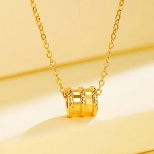 NXO pure gold 999 accessories gold small waist pendant 999 pure gold small waist hand-knitted diy small accessories light luxury 0.02g small waist--single accessory
