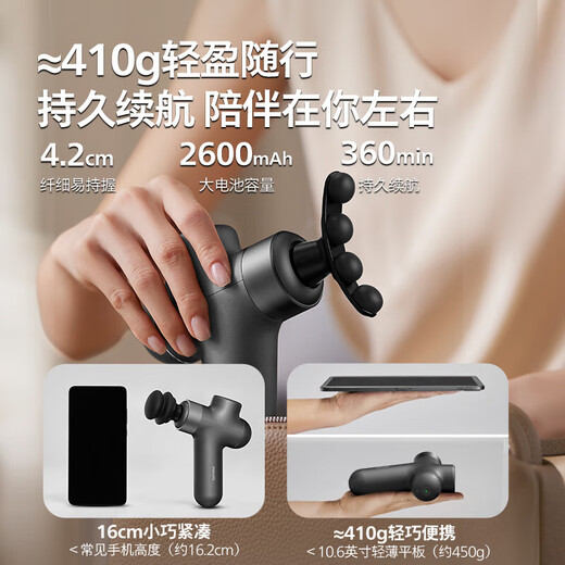 Philips fascia gun small steel cannon fascia massager professional grade home fitness muscle cervical spine back leg massager birthday gift boyfriend and girlfriend holiday gift 3107G