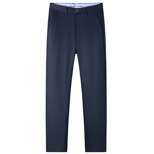 ROMON (ROMON) men's business trousers 2025 new straight loose men's trousers suit pants spring and summer casual long pants commuting pants navy blue spring style 32 waist circumference two feet five