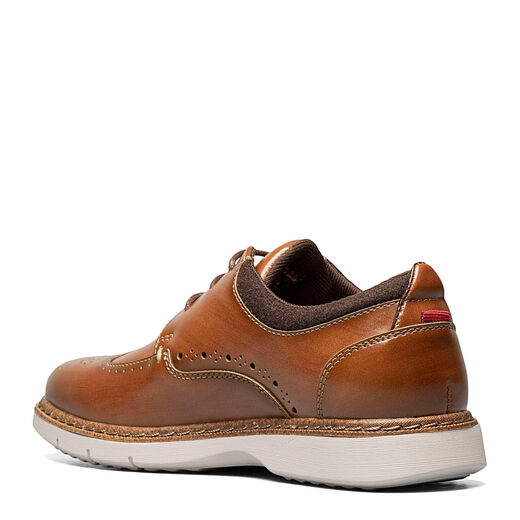 Stacy AdamsSTACY ADAMS Boys' Synergy Wingtip Lace Oxfords, Cognac, 1 Big Kid Cognac 1 Big Kid
