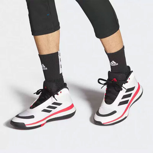 Adidas men's shoes summer new Bounce Legends cushioning practical training basketball shoes sports casual shoes IE9277 42