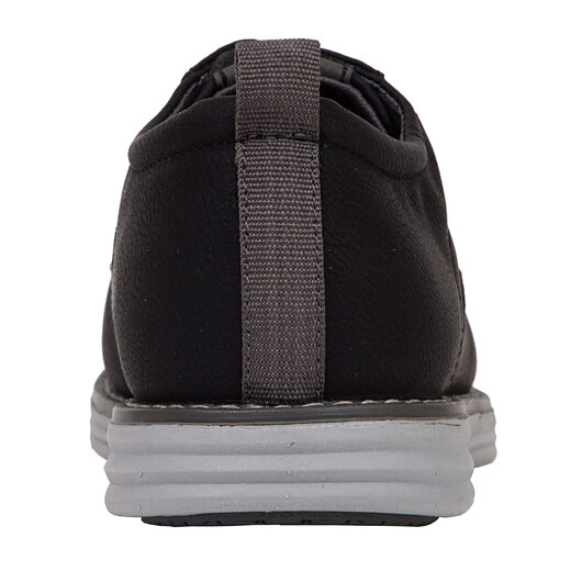 Deer Stags Children's Formal Oxford Shoes Boys' College Style Lace-Up Comfortable Leather Shoes Formal Occasions Black/Charcoal 5 Big Kid