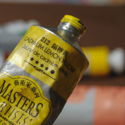XMSJ Marley Artista Oil Painting Pigment Oil Color Art Students Titanium White White Single-Back Set 694-Brown Gray-A.