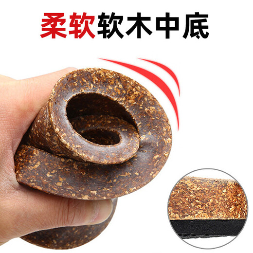 UETEEY软木拖鞋女夏外穿时尚百搭防滑情侣牛I皮一字拖鞋度假沙滩鞋15618 109米灰色 35