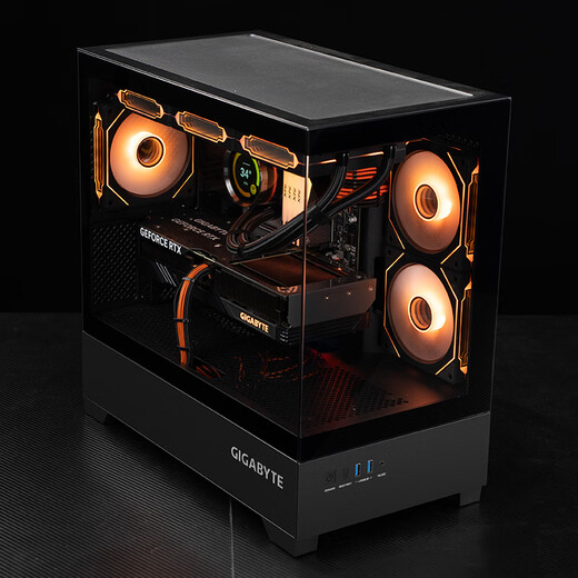 Gigabyte i5/RTX5060Ti 16G large memory AI drawing Stable Diffusion design rendering model training neural network deep learning desktop computer host three i5 14600KF丨5060Ti 16G