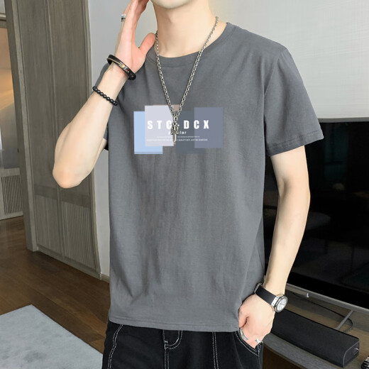 凡客诚品短袖t恤男2024夏季薄款圆领上衣潮流宽松男士纯棉打底衫休闲体恤 dqc-1506d-白色 M