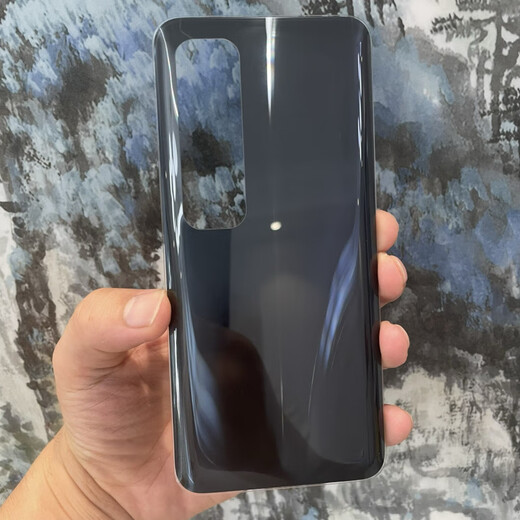 【原装品质】适配适用于小米10S手机后盖玻璃米10青春版外壳mi 10 米10S 黑色 单后盖+背胶+工具