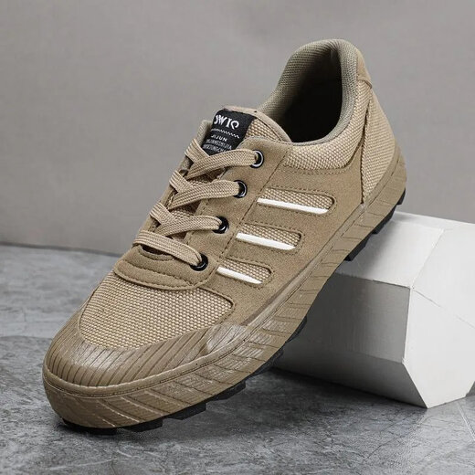 
Changxiang Huili 3522 low-top casual labor protection shoes men's soft sole non-slip wear-resistant canvas shoes outdoor hiking site lightweight working shoes store flagship rosy 39