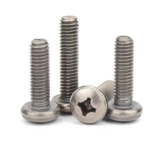 Jinchao national standard TA2 pure titanium screw titanium alloy pan head cross bolt round head screw machine nail M2M2.5M3M4M5mm M3*20 (5 pieces)