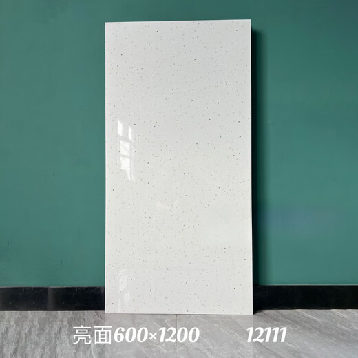 Dengyu Whole Body Bright Light Terrazzo Tiles en céramique 600x1200 Chaîne de vêtements de restauration Bureau de bureau Hôtel Tiles de plancher Q12609 7501500