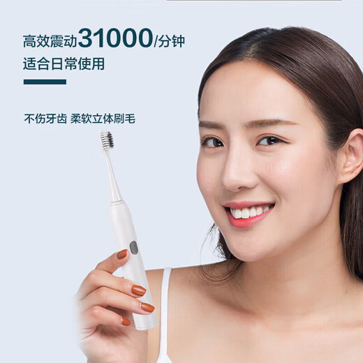 Sonic Electric Electric Tooth щетка Интеллектуальная полностью автоматическая, чувствительная к льду, высокие ценные, домашние путешествия, съемные зубные щетки, мягкие щетинки [Ограниченная покупка] Свежий зеленый + поставляется с 3 щеткой головкой.