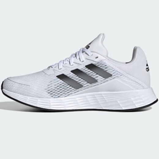 阿迪达斯 （adidas）白色跑步鞋男鞋春季新款运动鞋缓震耐磨轻便透气休闲鞋 JQ9716 40.5