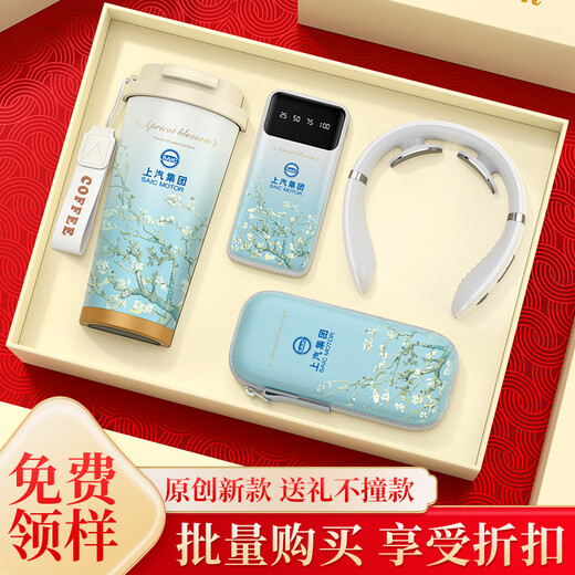 家之禮医师节礼物送女医生商务伴手礼高端轻奢实用小礼品定制保温杯纪念 玉兰花-316杯+伞+充电宝+按摩仪