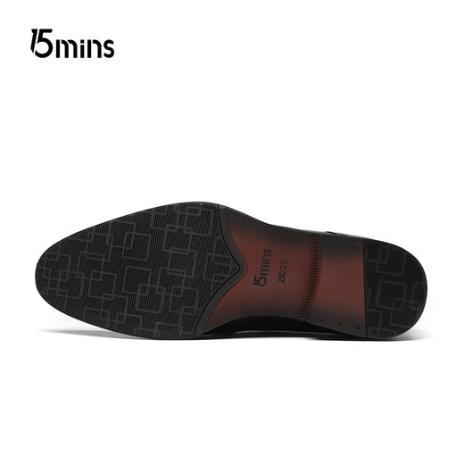 
15 minutes top layer cowhide men crocodile pattern men's shoes business formal leather shoes wedding shoes low top shoes men E1049 black 42