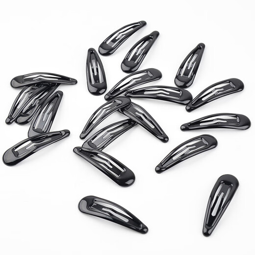 Jiao Xuefei water drop hairpins 20 black side clips for broken hair bangs on the back of the head hairpins clips one-word clips