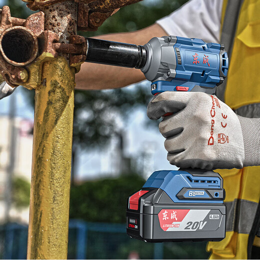 Dongcheng brushless large torque electric wrench lithium battery electric electric impact air cannon DCPB488 electric board auto repair [698 for auto repair] double electric 6.0 [standard configuration]