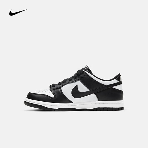Nike (Nike) Женская обувь 2025 летние новые данки низкой низкой туфли Студент Классические универсальные кроссовки повседневная обувь CW1590-100 Черно-белая панда (модель GS) 37,5