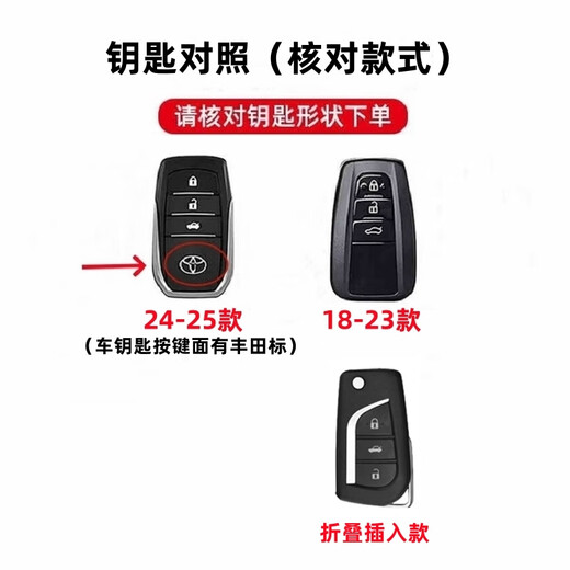Chuangxun es adecuado para la cubierta de la llave Toyota Camry Camry Camry de octavo carcasa de la llave de la llave de la llave protectora 24-25 Camry [color de la pistola] + hebilla colgante del cinturón