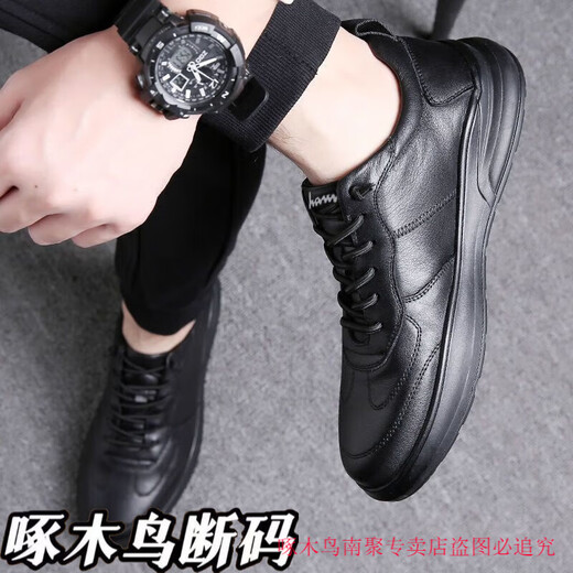 Chaussures en cuir de pic de Woodpecte